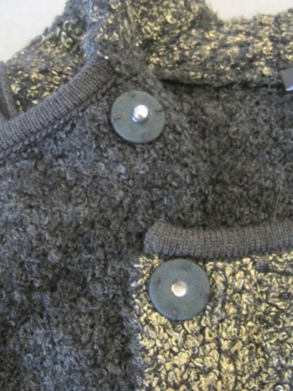 Olsen Europe Metallic Knit Sweater Jacket - Picture 10 of 15